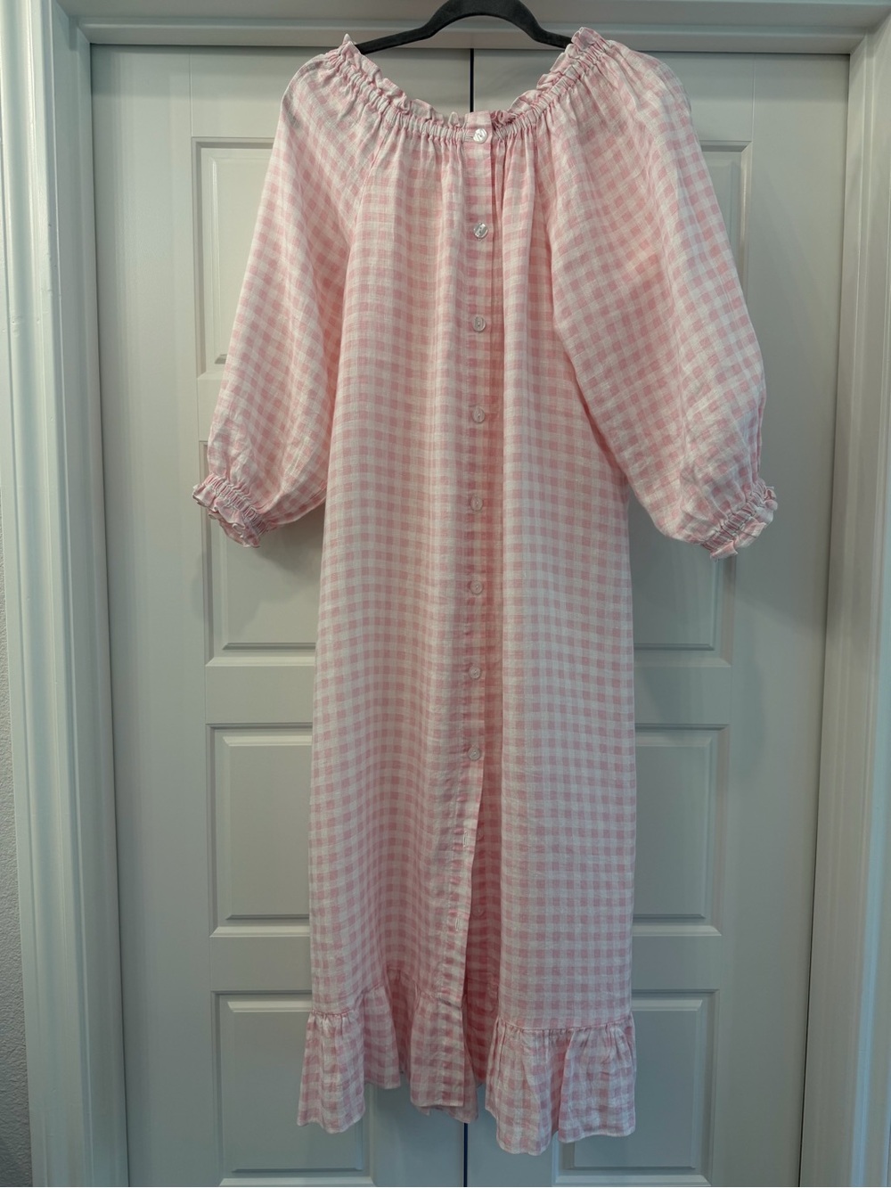 Sleeper Dress Pink Plaid